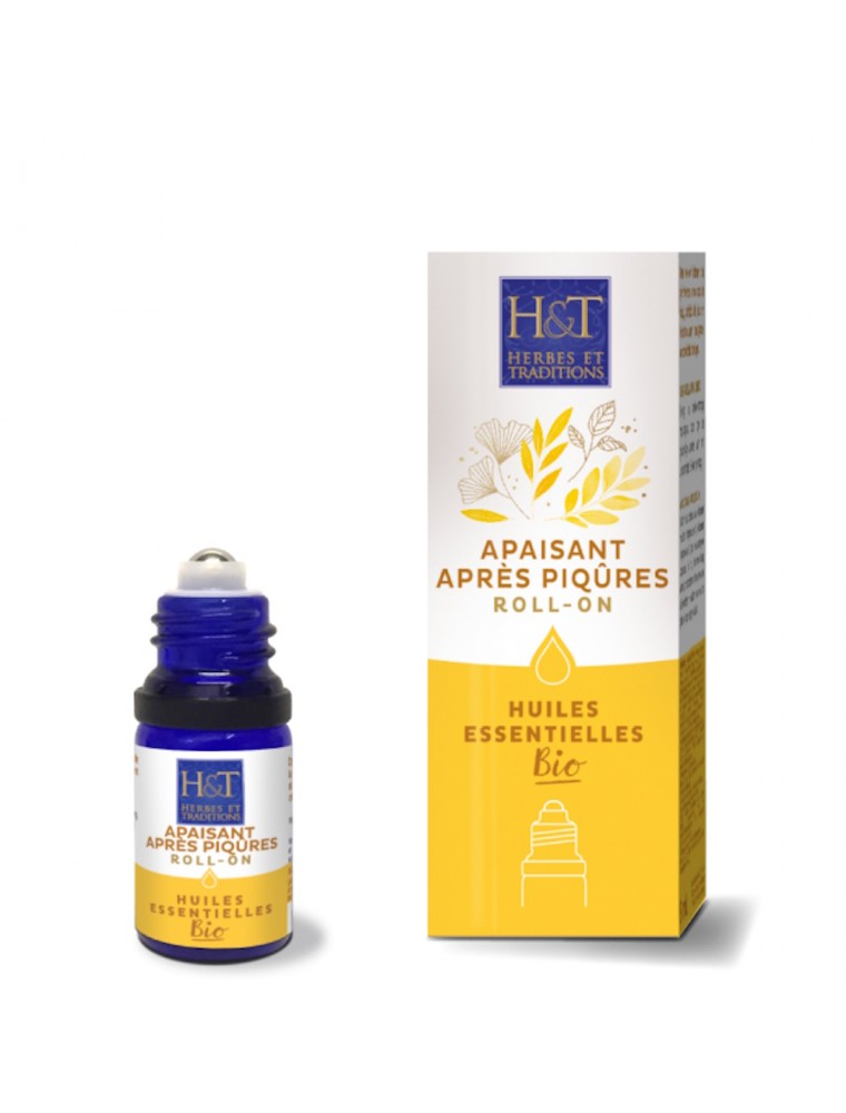 Image principale de la modale pour Roll-On Apaisant Après-Piqûres Bio - Soin de la Peau 5 ml - Herbes et Traditions