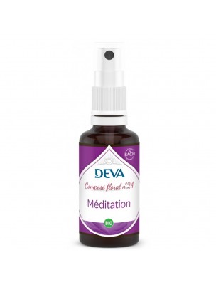 https://www.louis-herboristerie.com/79494-home_default/meditation-bio-pleine-conscience-compose-floral-n24-spray-de-30-ml-deva.jpg Image 79494 supplémentaire pour Méditation Bio - Pleine conscience Composé floral n°24 Spray de 30 ml - Deva