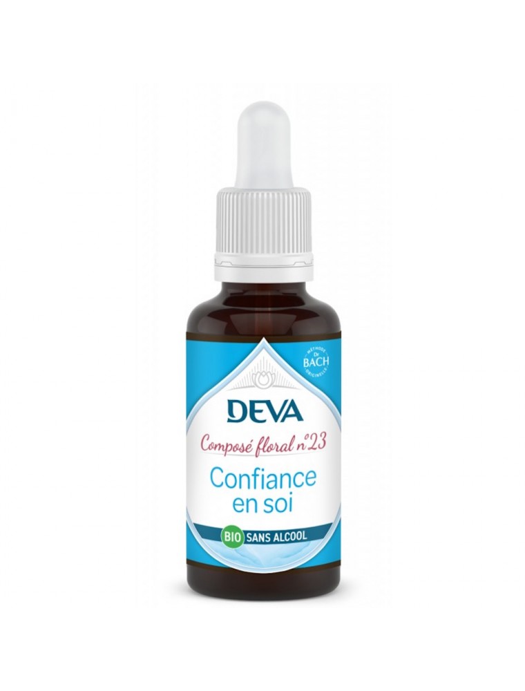 Image principale de la modale pour Confiance en Soi Sans Alcool Bio - Oser être soi-même Composé floral n°23 30 ml - Deva