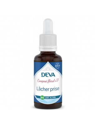 Image 79523 supplémentaire pour Lâcher-Prise Sans Alcool Bio - Alléger la charge mentale Composé floral n°7 30 ml - Deva