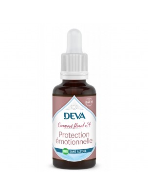 Image de Protection Emotionnelle Sans Alcool Bio - Sensibilité équilibrée Composé floral n°4 30 ml - Deva depuis ▷ Meilleures ventes de plantes médicinales à l'herboristerie