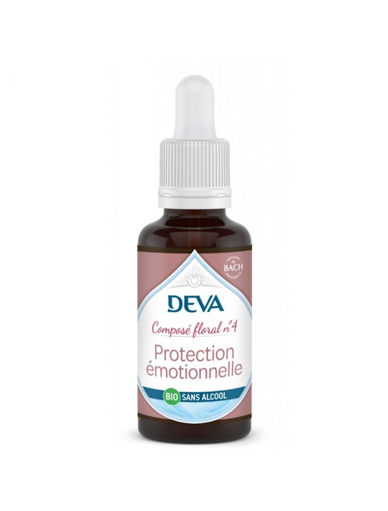 Image principale de la modale pour Protection Emotionnelle Sans Alcool Bio - Sensibilité équilibrée Composé floral n°4 30 ml - Deva