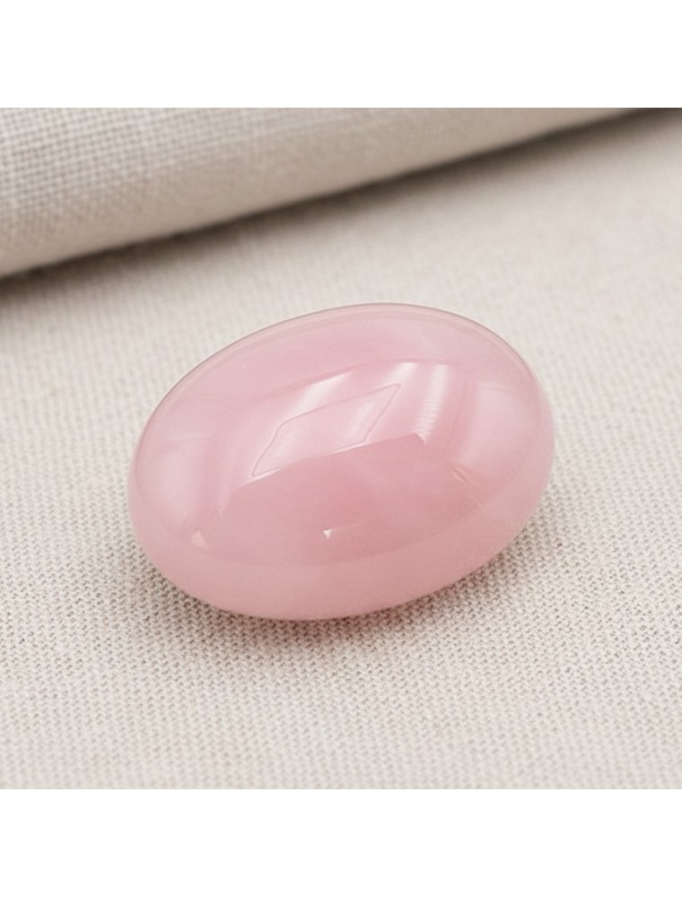 Image principale de la modale pour Galet - Quartz Rose - 45 mm