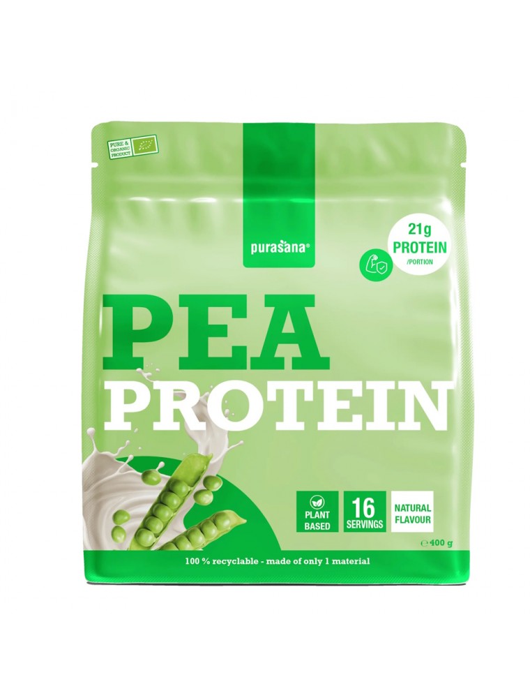 Image principale de la modale pour Vegan Protein Bio - Protéines Végétales Pois 400 g - Purasana