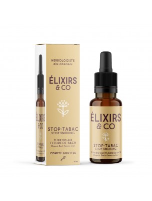 Image de Stop-Tabac Bio - Elixir composé Bio aux Fleurs de Bach 20 ml - Elixirs and Co depuis Achetez les produits Elixirs and Co à l'herboristerie Louis (3)