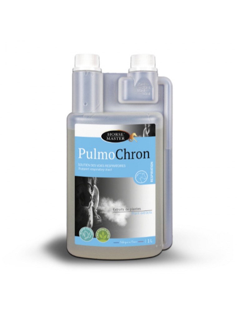 Image principale de la modale pour Pulmochron - Soutien les voies respiratoires des chevaux 1L - Horse Master