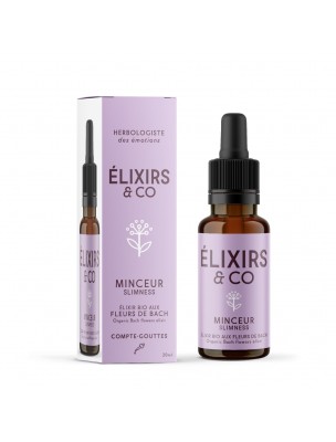 Image de Minceur Bio - Elixir composé Bio aux Fleurs de Bach 20 ml - Elixirs and Co depuis ▷ Meilleures ventes de plantes médicinales à l'herboristerie