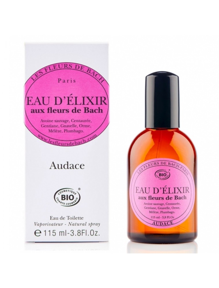 Image principale de la modale pour Audace - Eau de toilette stimulante Bio aux Fleurs de Bach 115 ml - Elixirs and Co