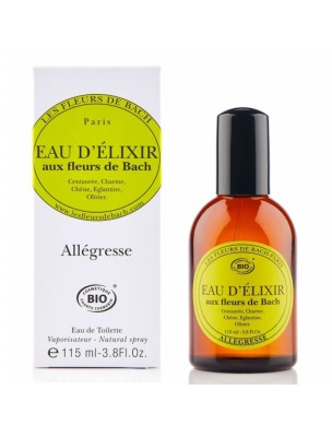 Image de Allégresse - Eau de toilette énergisante Bio aux Fleurs de Bach 115 ml - Elixirs and Co depuis Achetez les produits Elixirs and Co à l'herboristerie Louis