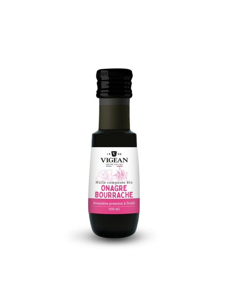 Image principale de la modale pour Onagre Bourrache Bio - Huile Végétale 100 ml - Vigean