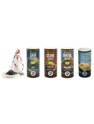 Image de Poudres de bois - Les Coffrets de l'Herboriste depuis Poudre de bois odorante et purifiante pour une atmosphère relaxante