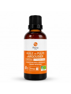 Image de Huile Pure de Pulpe d'Argousier Bio - Soin de la Peau 50 ml - Flore Alpes depuis Flore Alpes