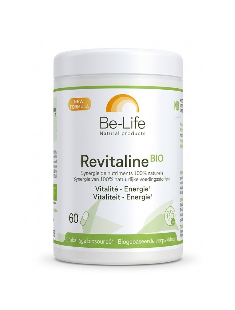Image principale de la modale pour Revitaline Bio - Vitalité et Tonus 60 gélules - Be-Life
