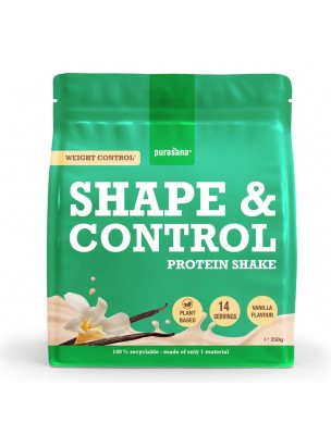 Image de Shape et Control Vegan Vanille - Aide minceur en poudre 350g - Purasana depuis ▷ Meilleures ventes de plantes médicinales à l'herboristerie