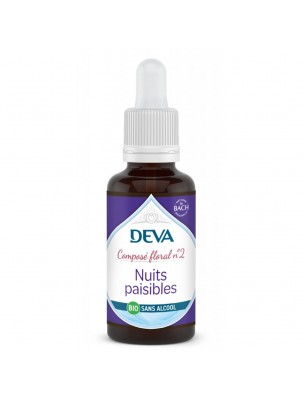 https://www.louis-herboristerie.com/79962-home_default/nuits-paisibles-bio-detente-et-sommeil-paisible-compose-floral-n2-sans-alcool-30-ml-deva.jpg Image 79962 supplémentaire pour Nuits Paisibles Bio - Détente et Sommeil paisible Composé floral n°2 Sans alcool 30 ml - Deva