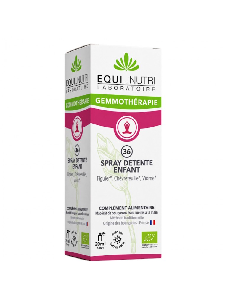 Image principale de la modale pour Spray Détente Enfant N°35 Bio - Relaxation 20 ml - Equi-Nutri