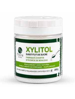 Image 79988 supplémentaire pour Xylitol (Sucre de Bouleau) - Substitut de Sucre 200g - Flore Alpes