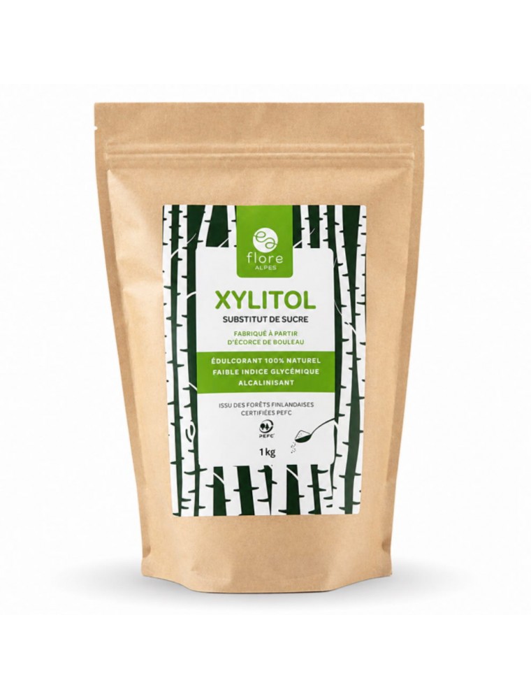 Image principale de la modale pour Xylitol (Sucre de Bouleau) - Substitut de Sucre 1 kg - Flore Alpes