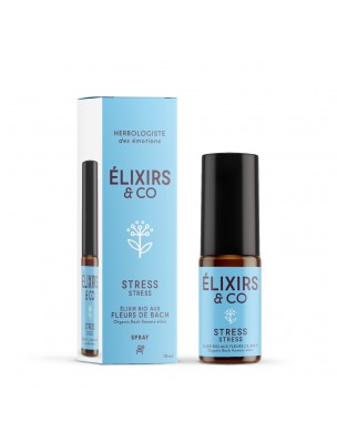 Image 80043 supplémentaire pour Stress - Spray buccal Bio aux Fleurs de Bach 10 ml - Elixirs and Co