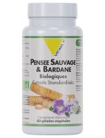 Image de Pensée sauvage et Bardane Bio - Peau nette 60 gélules végétales - Vit'all+ depuis Formules de Plantes en Gélules | Louis Herboristerie (3)