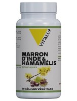 Image de Marron d'Inde et Hamamélis Bio - Jambes légères 80 gélules végétales - Vit'all+ depuis Améliorez votre circulation et cœur | Louis Herboristerie (5)