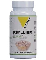 Image de Psyllium Blond Bio 500 mg - Transit 100 gélules végétales - Vit'all+ depuis Solutions Naturelles pour votre Santé | Louis Herboristerie (87)