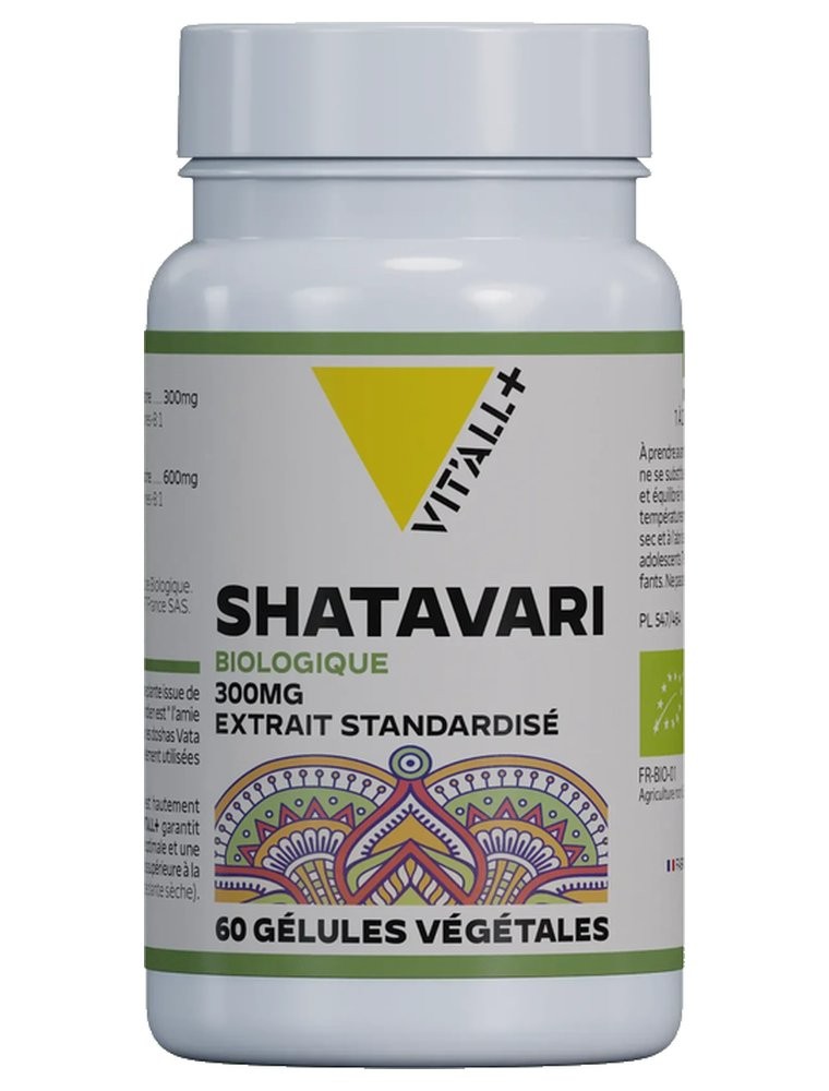 Image principale de la modale pour Shatavari Bio 300 mg - Équilibre féminin 60 gélules végétales - Vit'all+
