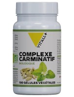 Image de Complexe Carminatif Bio - Ballonnements 100 gélules végétales - Vit'all+ depuis Solutions naturelles contre ballonnements | Louis Herboristerie (2)