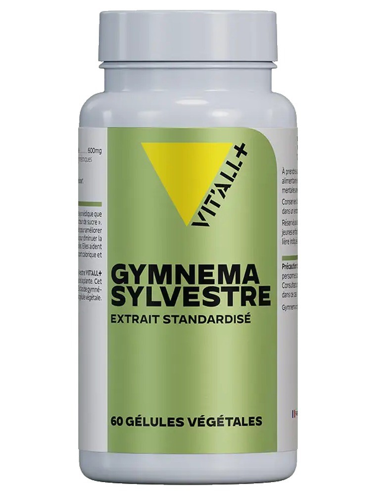 Image principale de la modale pour Gymnema Sylvestre 600 mg - Équilibre glucidique 60 gélules végétales - Vit'all+