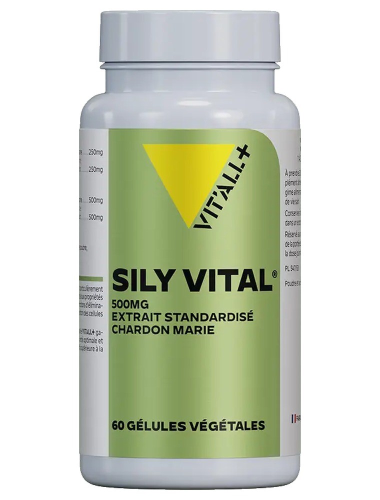 Image principale de la modale pour Sily Vital Chardon-Marie 500 mg - Digestion et Foie 60 gélules végétales - Vit'all+