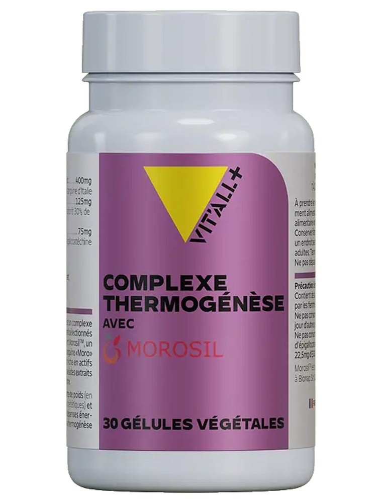 Image principale de la modale pour Complexe Thermogenèse avec Morosil - Minceur 30 gélules végétales - Vit'all+