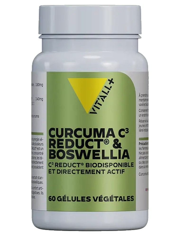 Image principale de la modale pour Curcuma C3 Reduct et Boswellia - Articulations 60 gélules végétales - Vit'all+