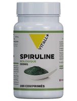 Image de Spiruline Bio 500 mg cultivée en France - Vitalité 300 comprimés - Vit'all+ depuis Produits pour Sommeil et Énergie | Louis Herboristerie (26)