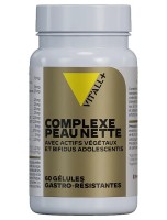 Image de Complexe Peau Nette avec Bifidus adolescentis - Peau 60 gélules gastro-résistantes - Vit'all+ depuis Formules de Plantes en Gélules | Louis Herboristerie