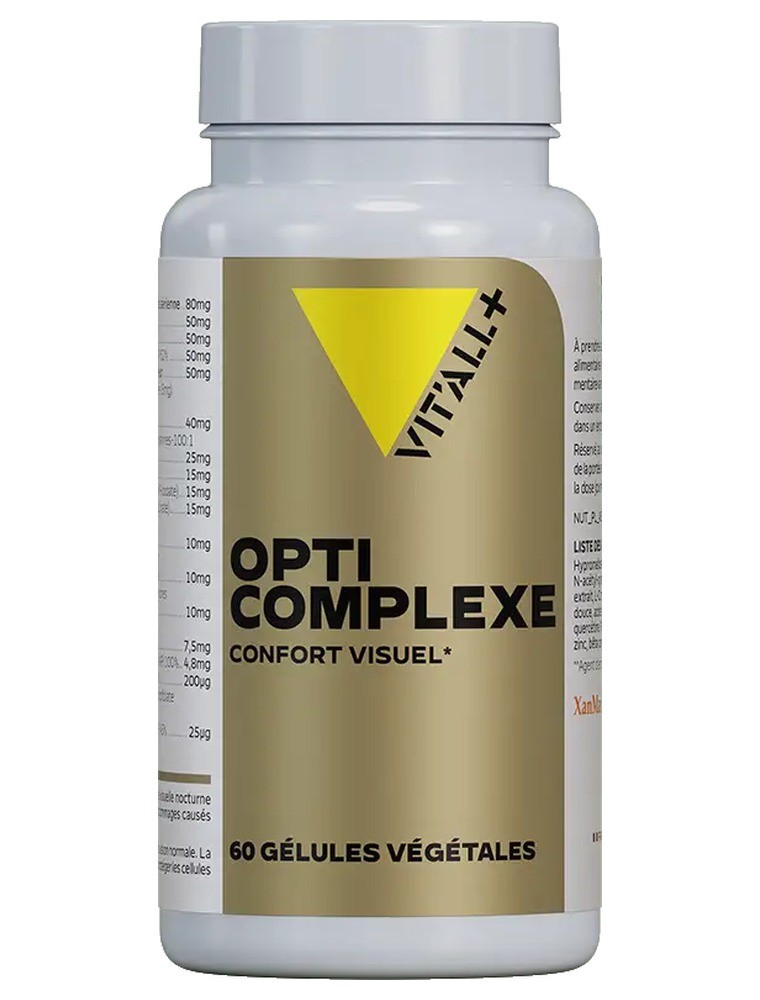 Image principale de la modale pour Opticomplexe Confort visuel - Yeux 60 gélules végétales - Vit'all+