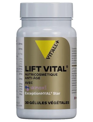 Image de Lift Vital Complexe Anti-âge Acide hyaluronique - Peau 30 gélules végétales - Vit'all+ depuis Achetez les produits Vit'All + à l'herboristerie Louis (5)