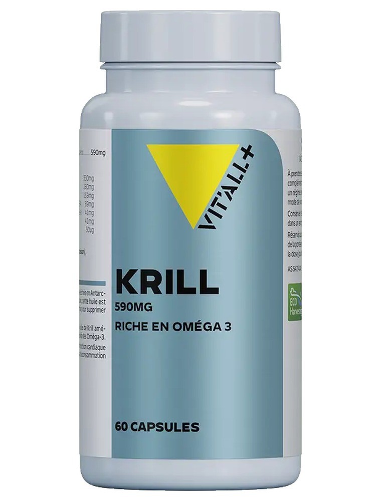 Image principale de la modale pour Huile de Krill 590 mg Superba Boost - Oméga 3 60 capsules - Vit'all+