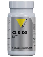 Image de Vitamines K2 MenaQ7 et D3 végétale - Ossature 60 gélules végétales - Vit'all+ depuis Herboristerie Louis - Produits de phytothérapie et d'herboristerie en ligne (196)
