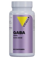 Image de GABA 750 mg Acide aminé - Détente 60 comprimés - Vit'all+ depuis Produits pour Sommeil et Énergie | Louis Herboristerie (10)