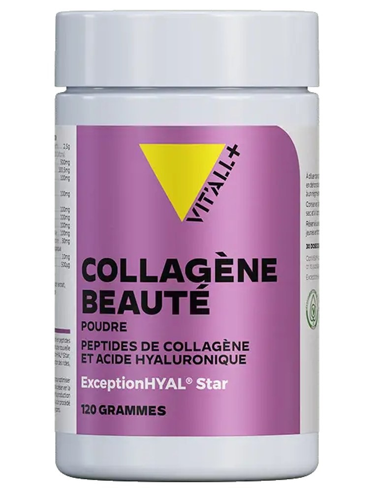 Image principale de la modale pour Collagène Beauté Poudre Naticol et ExceptionHYAL - Peau 120 g - Vit'all+