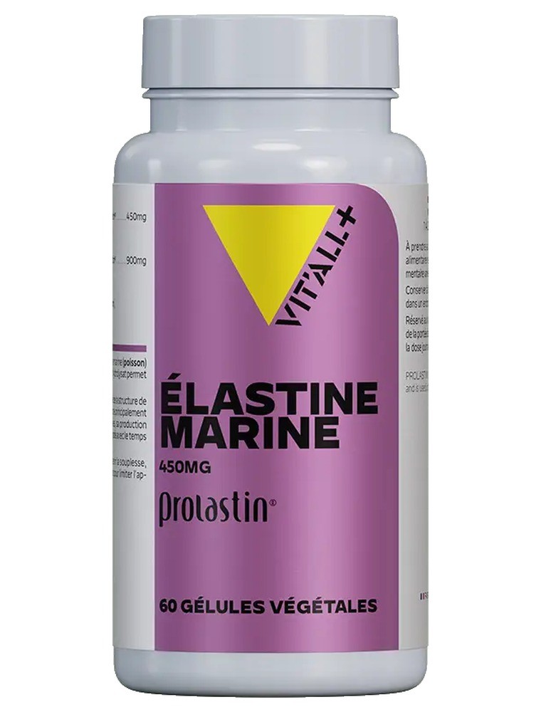 Image principale de la modale pour Élastine Marine Prolastin 450 mg - Fermeté de la peau 60 gélules végétales - Vit'all+