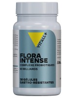 Image de Flora Intense 50 milliards 7 souches - Flore intestinale 30 gélules gastro-résistantes - Vit'all+ depuis Solutions Naturelles pour votre Santé | Louis Herboristerie (43)