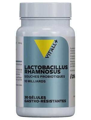 Image de Lactobacillus Rhamnosus 10 milliards - Confort intestinal 30 gélules gastro-résistantes - Vit'all+ depuis Achetez les produits Vit'All + à l'herboristerie Louis (5)