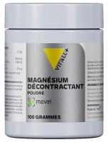 Image de Magnésium Décontractant Poudre Move!plx et GABA - Muscles et Détente 100 g - Vit'all+ depuis Produits pour Sommeil et Énergie | Louis Herboristerie (15)