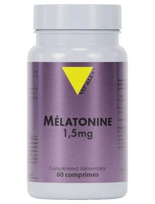 https://www.louis-herboristerie.com/80591-home_default/melatonine-1-5-mg-et-vitamine-b6-endormissement-60-comprimes-vit-all.jpg Image 80591 supplémentaire pour Mélatonine 1,5 mg et Vitamine B6 - Endormissement 60 comprimés - Vit'all+