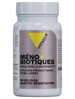 Image de Méno+ Biotiques 5 souches et Vitamine B6 - Ménopause 30 gélules gastro-résistantes - Vit'all+ depuis Santé au Féminin | Équilibre Naturel | Louis Herboristerie (4)