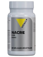 Image de Nacre Pure 500 mg Calcium marin - Ossature 30 gélules végétales - Vit'all+ depuis Solutions Naturelles pour votre Santé | Louis Herboristerie (72)