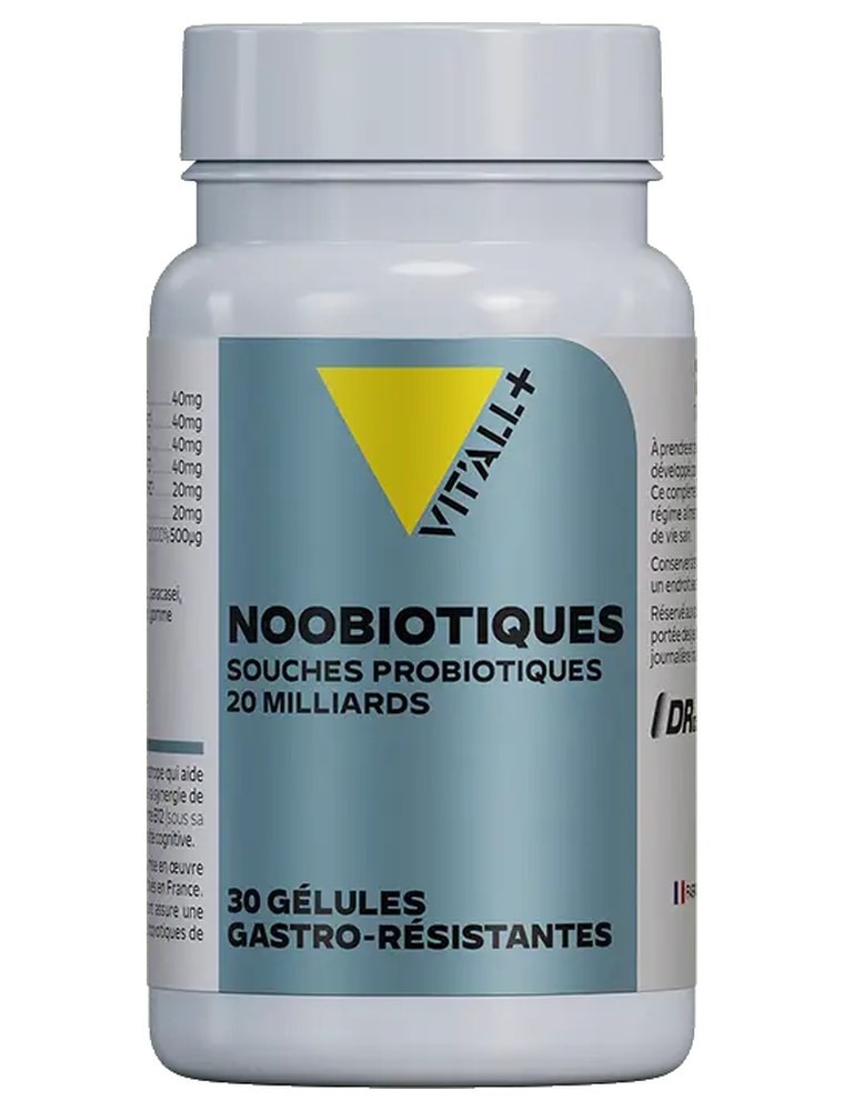Image principale de la modale pour Noobiotiques 6 souches et Vitamine B12 - Concentration 30 gélules végétales - Vit'all+