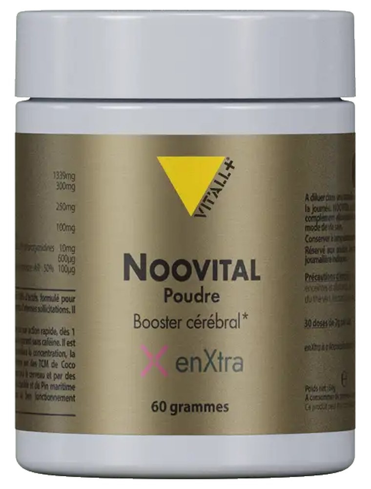 Image principale de la modale pour Noovital Poudre Galanga, Théanine et TCM - Concentration 60 g - Vit'all+
