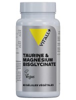 Image de Taurine et Magnésium Bisglycinate avec B6 et D3 - Fatigue 60 gélules végétales - Vit'all+ depuis Produits pour Sommeil et Énergie | Louis Herboristerie (27)